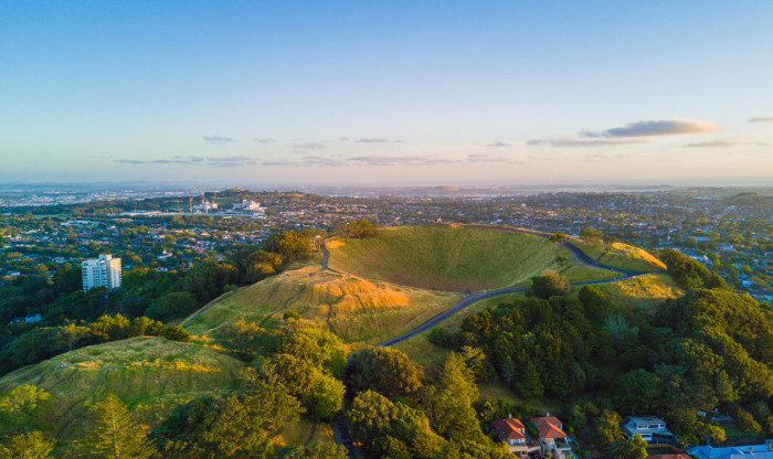 volcano crater in auckland