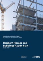 Cover for Resilient Homes and Buildings Action Plan web