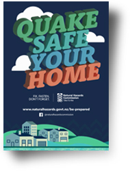 Front cover of the quake safe your home booklet