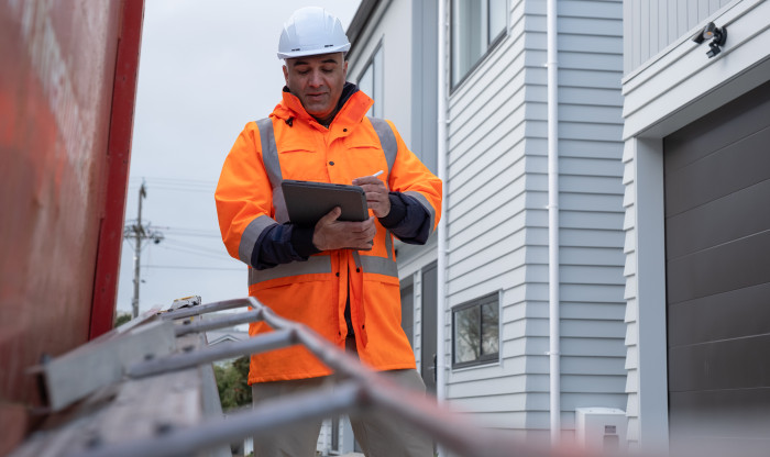 claims assessor visits a home