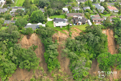 landslides and slope instability after Cyclone Gabrielle Photo credit Chris Massey GNS 1