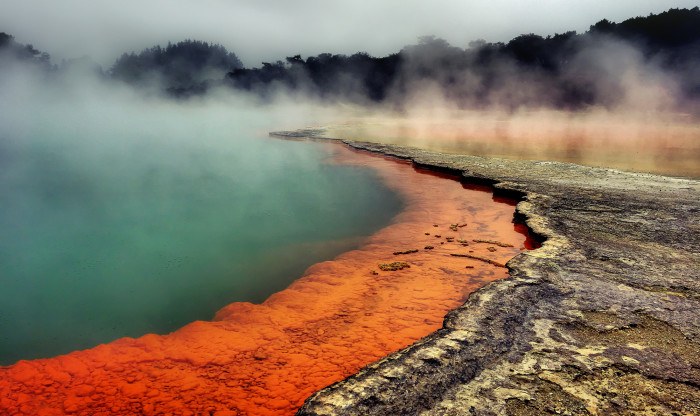 geothermal lake