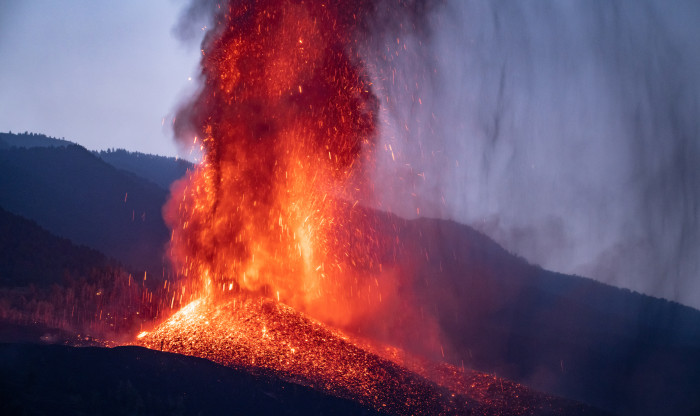 volcanic eruption